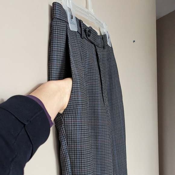 Reformation Plaid Dress Pant | High Waisted Trousers - Picture 4 of 13